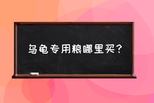 南宁哪里有乌龟饲料卖 乌龟专用粮哪里买？