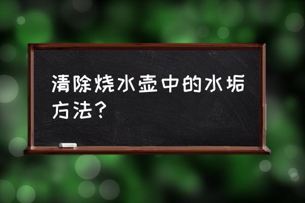 烧水壶水垢太厚怎么清洗 清除烧水壶中的水垢方法？